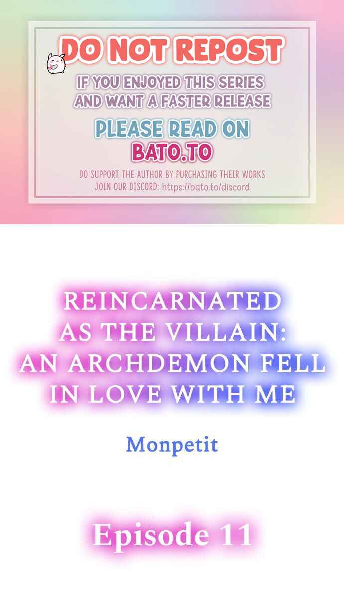 Reincarnated as the Villain: An Archdemon Fell in Love With Me Chapter 11 1